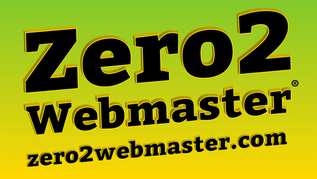 Logo Zero2Webmaster 3D 1400